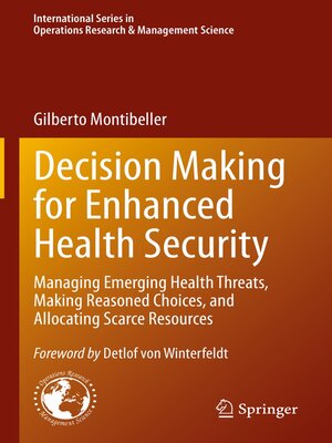 cover image of Decision Making for Enhanced Health Security